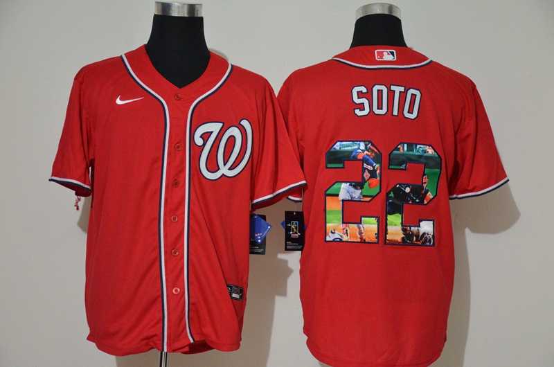 Nationals 22 Juan Soto Red Nike Cool Base Player Jersey,We sell and wholesale Nationals 22 Juan Soto Red Nike Cool Base Player Jersey on line form chian!